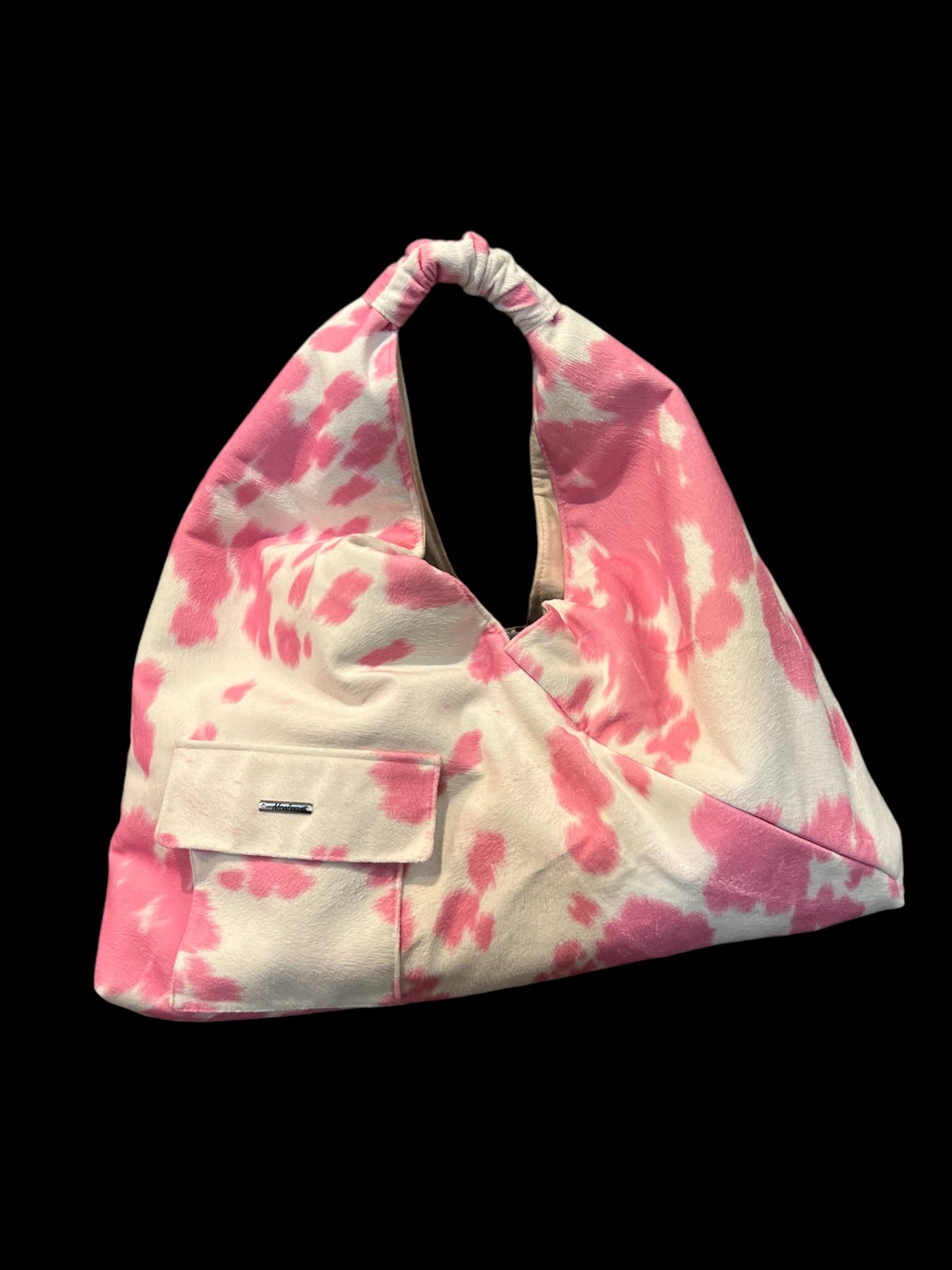 Pink Cowhide Origami Tote