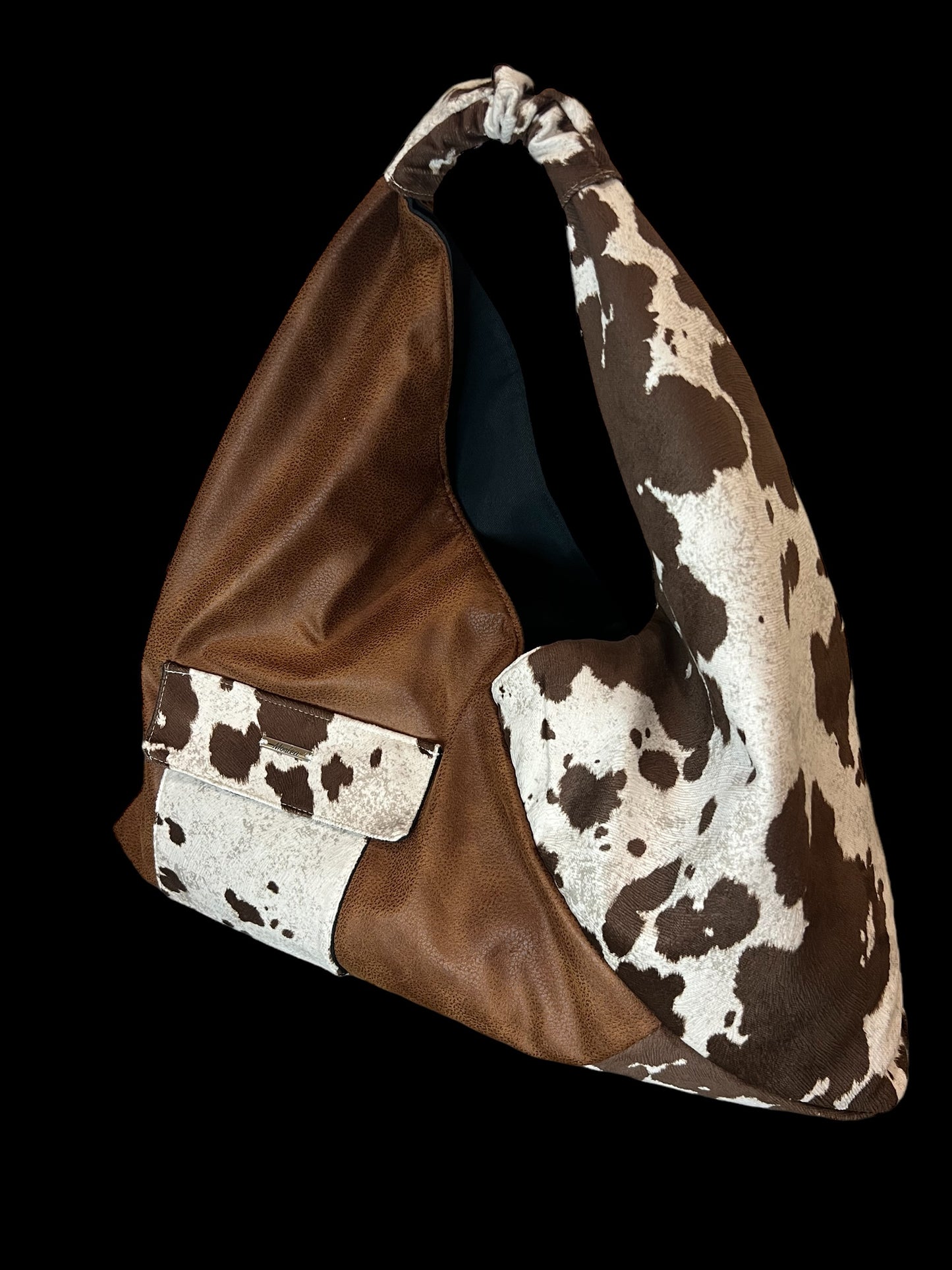 Brown Cowhide Origami Tote